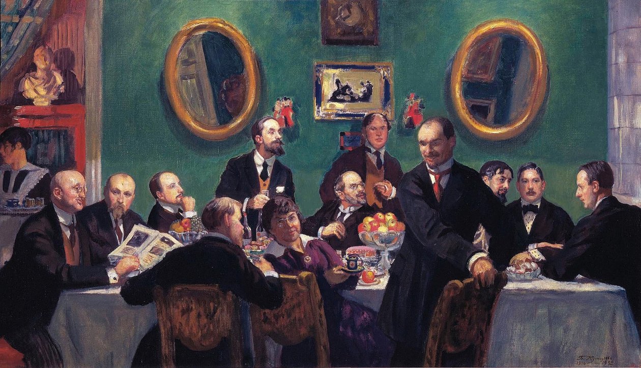 n door Boris Mikhailovich Kustodiev
