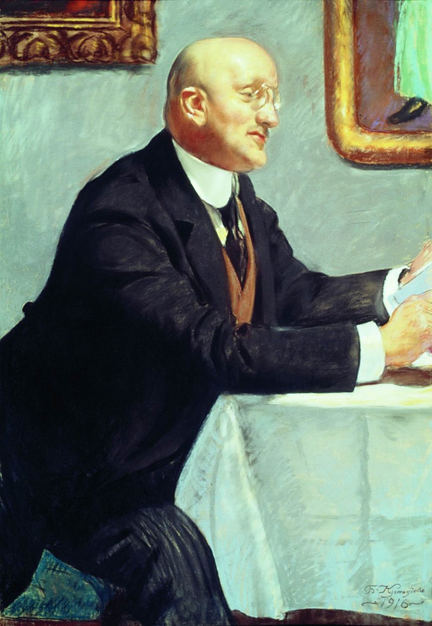 .. door Boris Mikhailovich Kustodiev