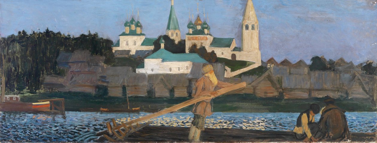 Boris Mikhailovich Kustodiev door Boris Mikhailovich Kustodiev
