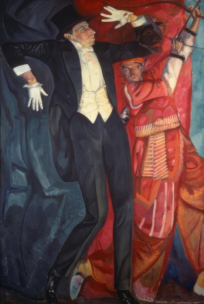 Portret W.E. Meyerhold door Boris D. Grigorjew