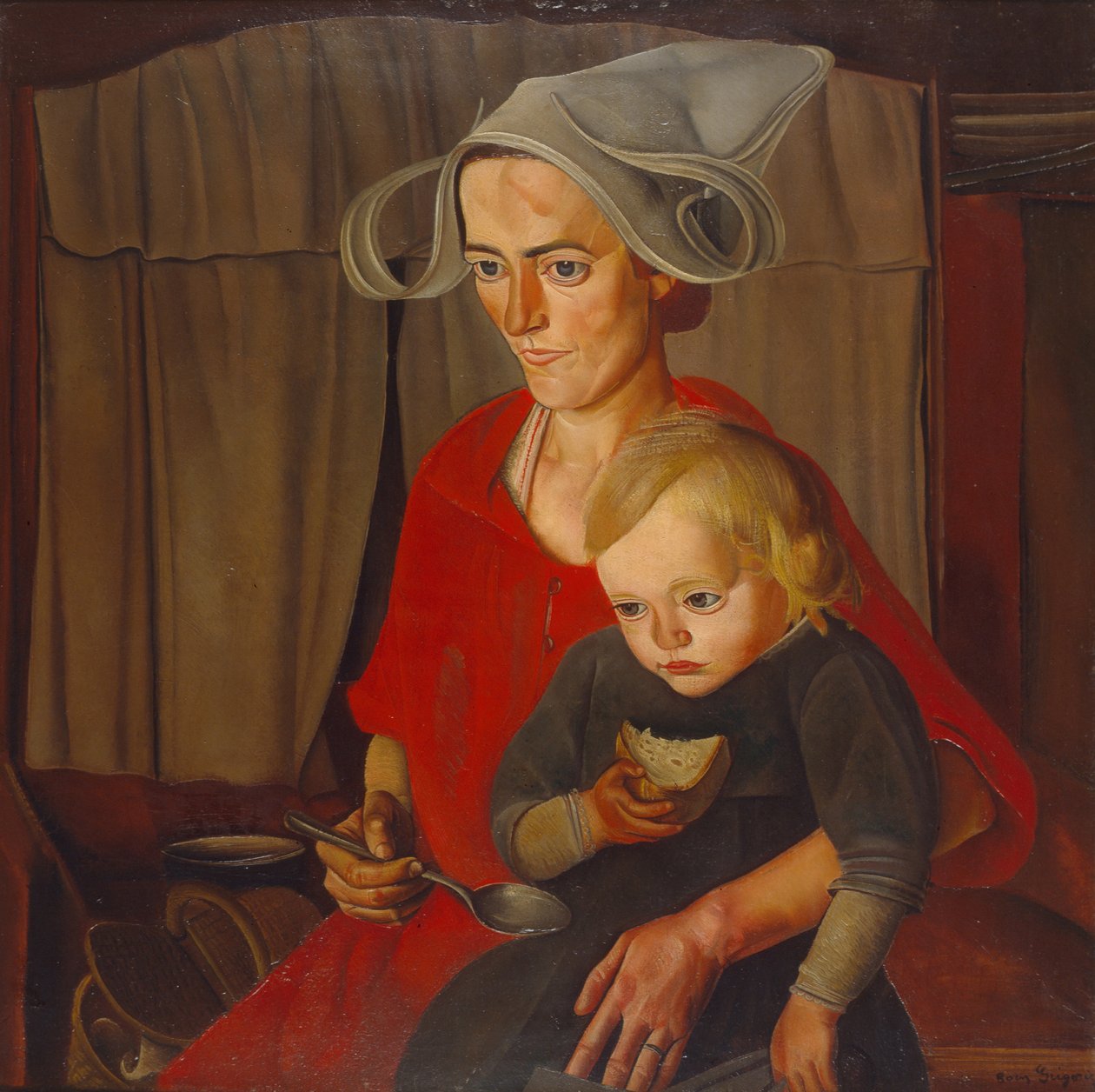 De armoede door Boris Dmitrievich Grigoriev