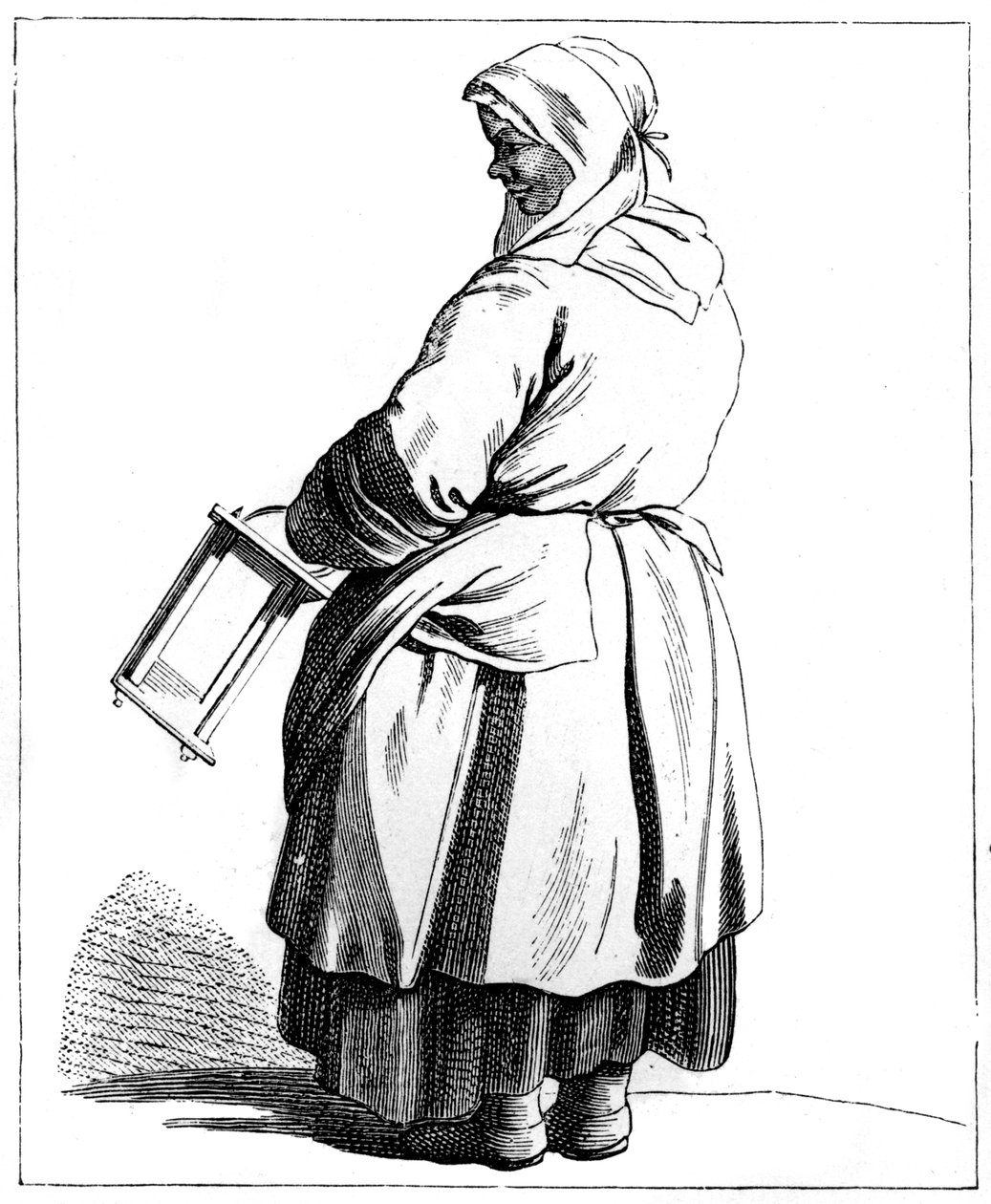 Een higgler, 1737-1742 door Bouchardon