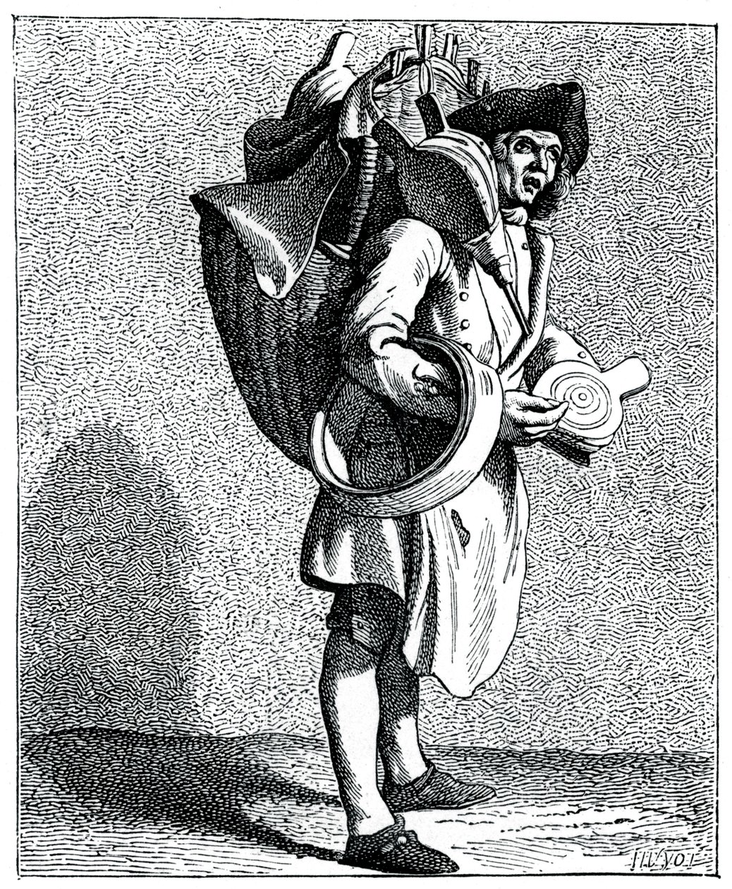 Balg of emmers om te repareren!, 1737-1742 door Bouchardon