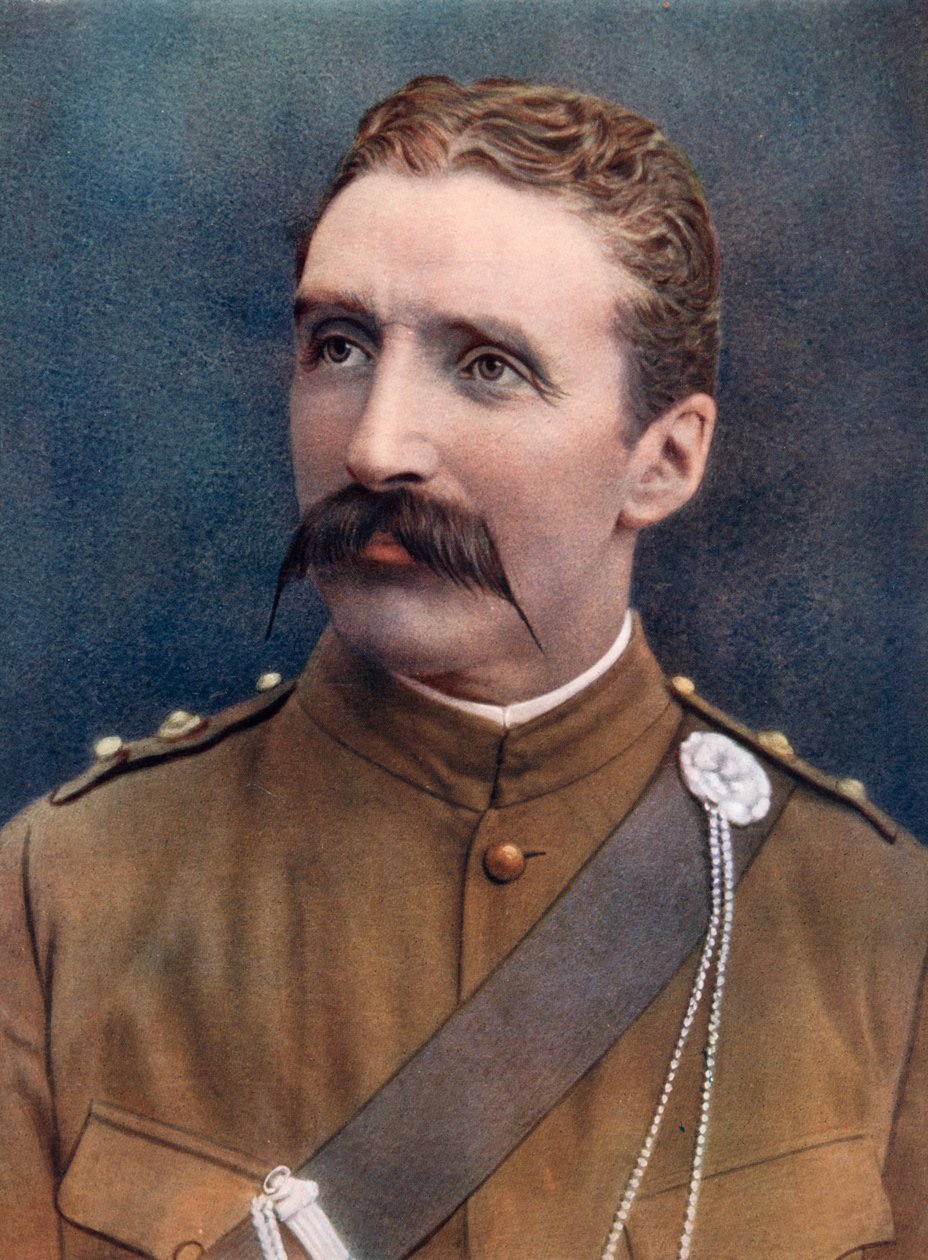 Luitenant-kolonel DM Lumsden, Britse soldaat, 1902 door Bourne and Shepherd
