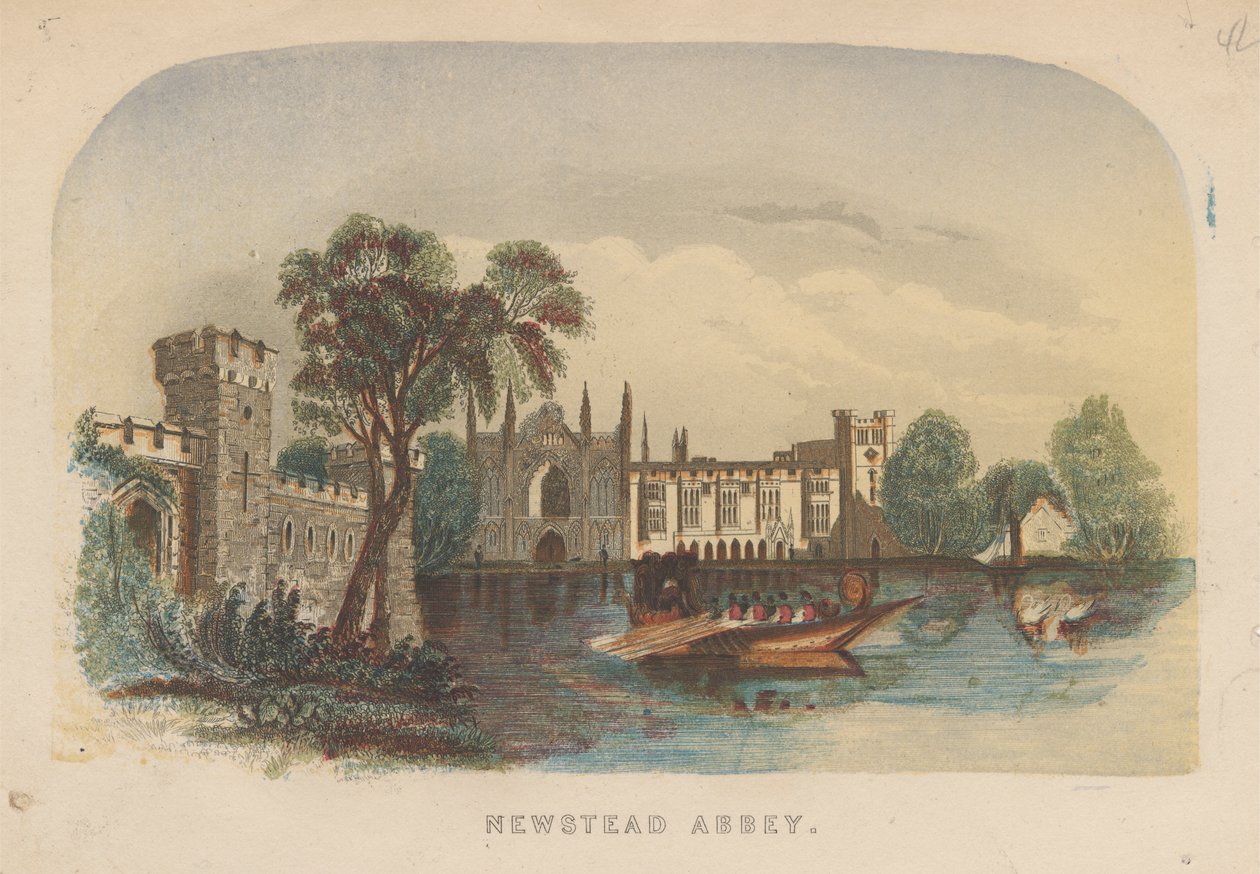 Newstead Abdij door Bradshaw and Blacklock