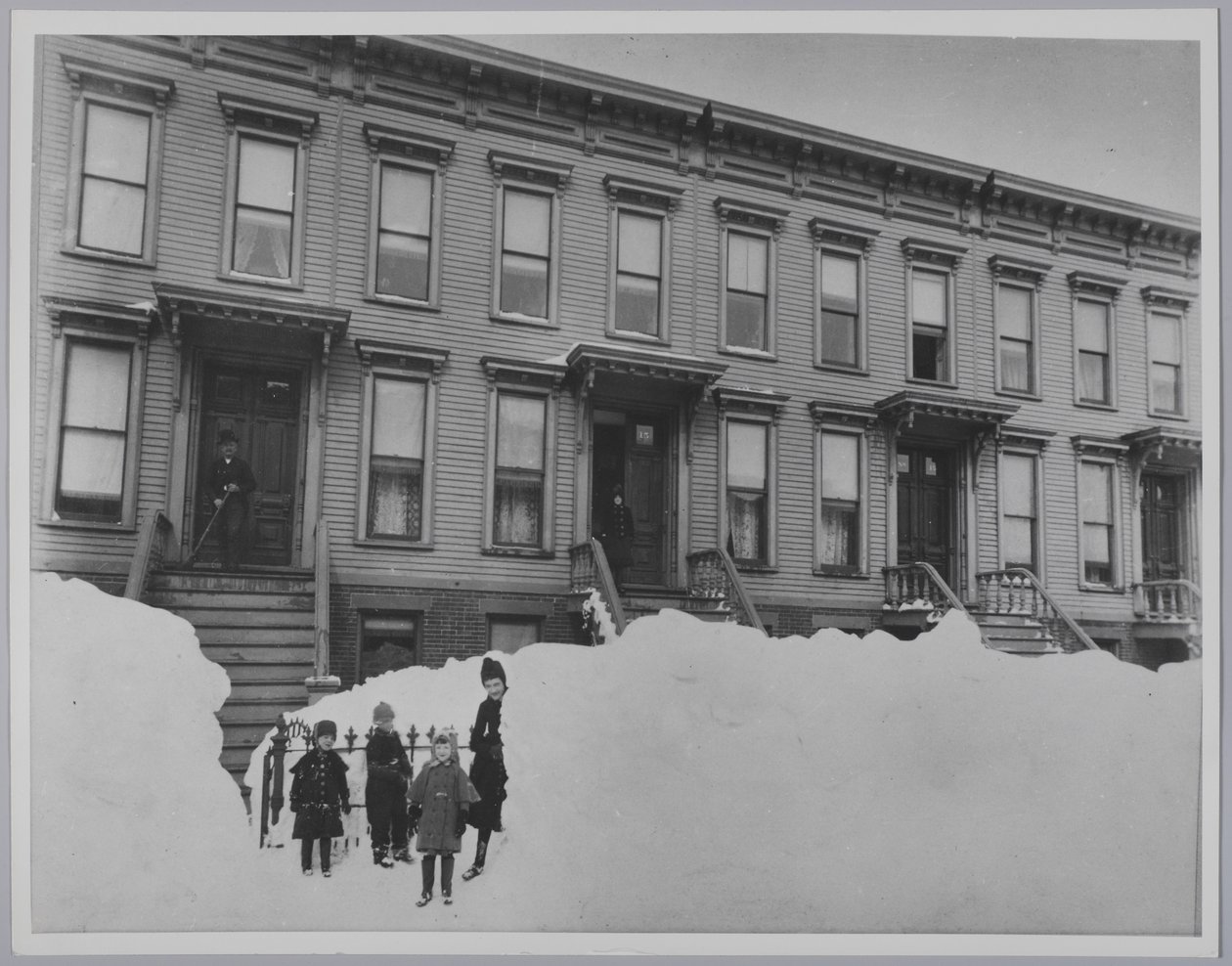 Sneeuwstorm van maart 1888, Brooklyn door Breading G. Way