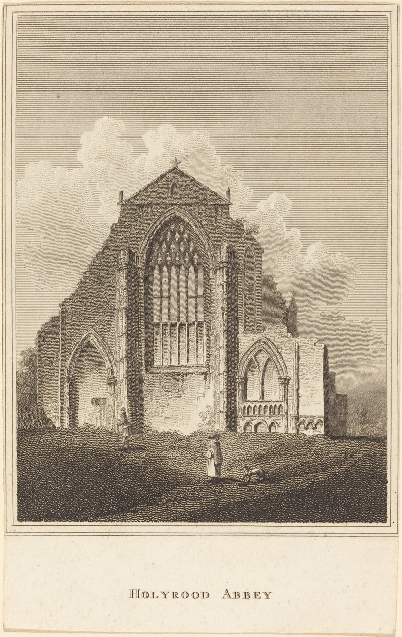 Holyrood Abbey door British 19th Century