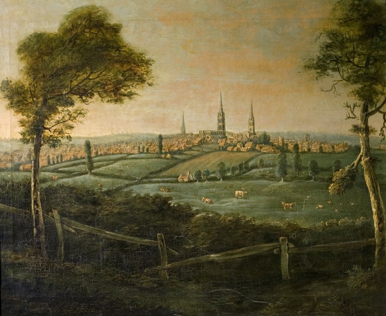 Coventry vanuit het oosten door British School