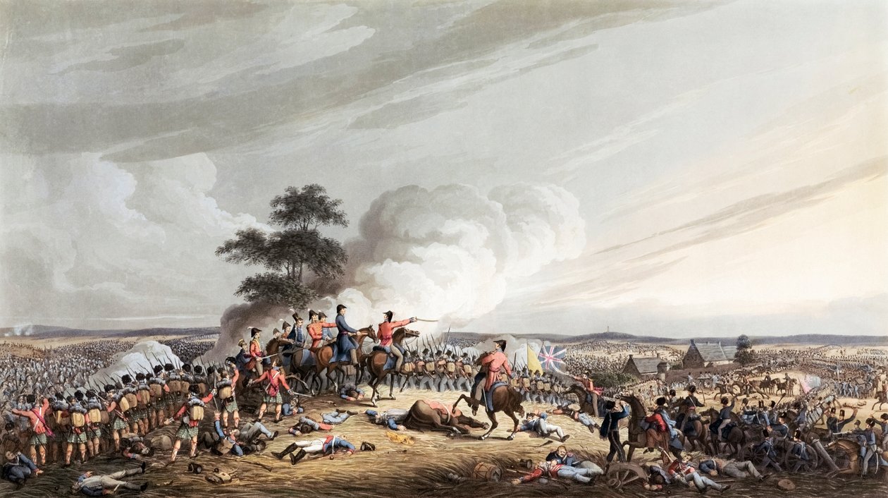 De Slag bij Waterloo, 18 juni door British School