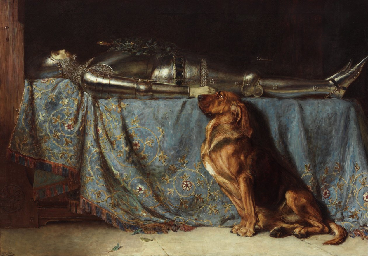 Requiescat door Briton Riviere