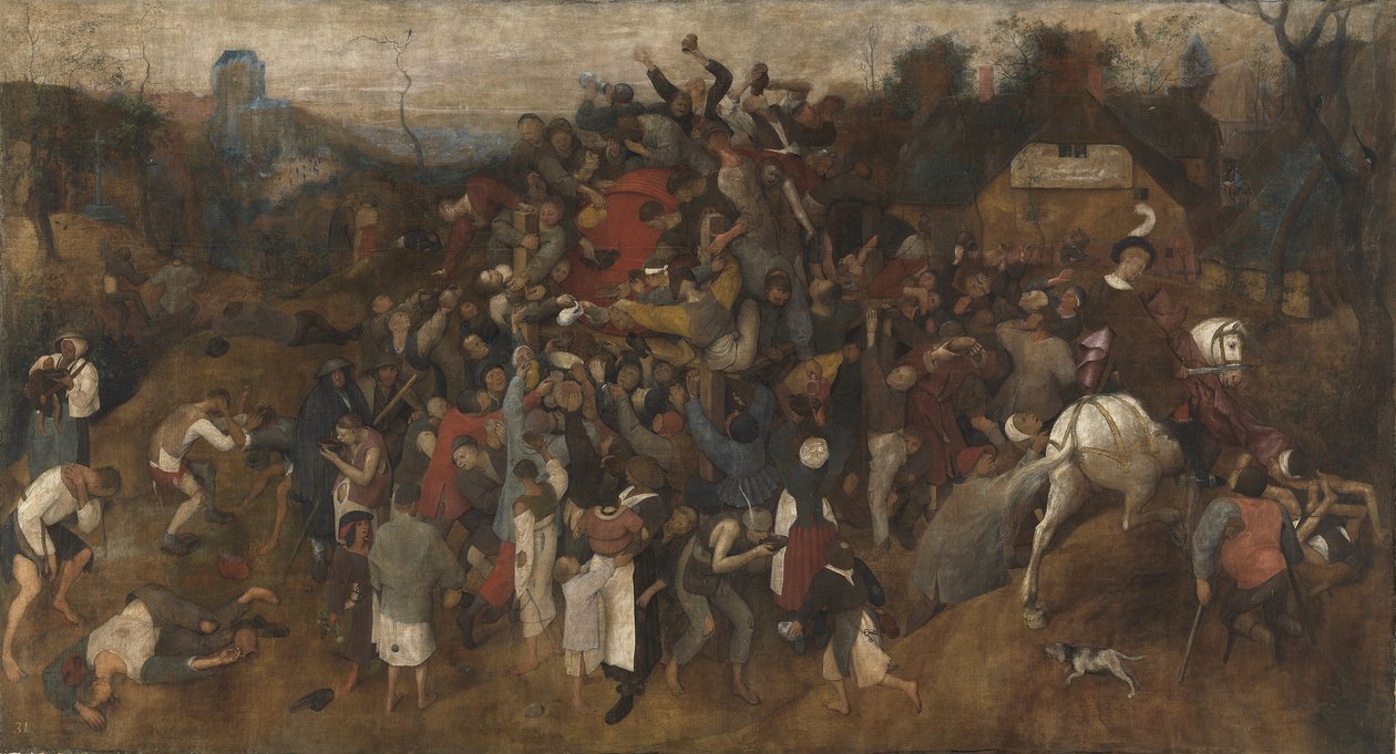 Sint-Maartensdag Kermis, 1565-1569 door Bruegel