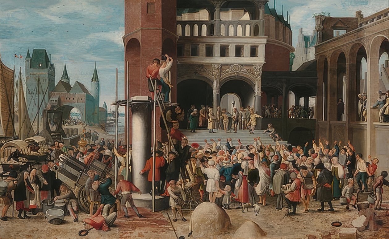 Ecce homo door Brunswick Monogrammist