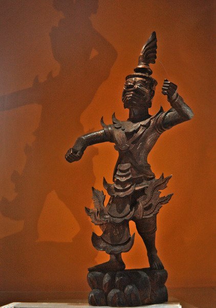 Gemaskerde danser door Burmese School