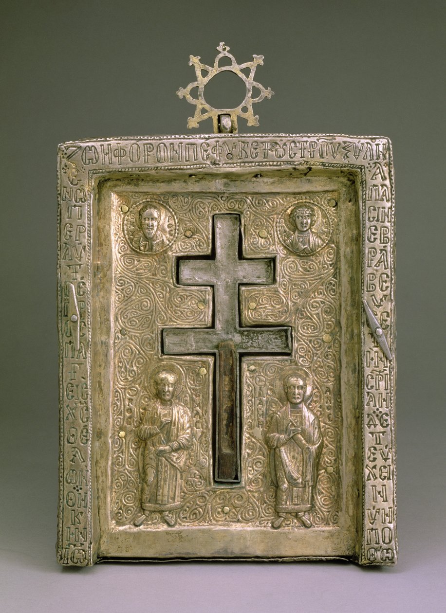 Staurothek (zilver) door Byzantine