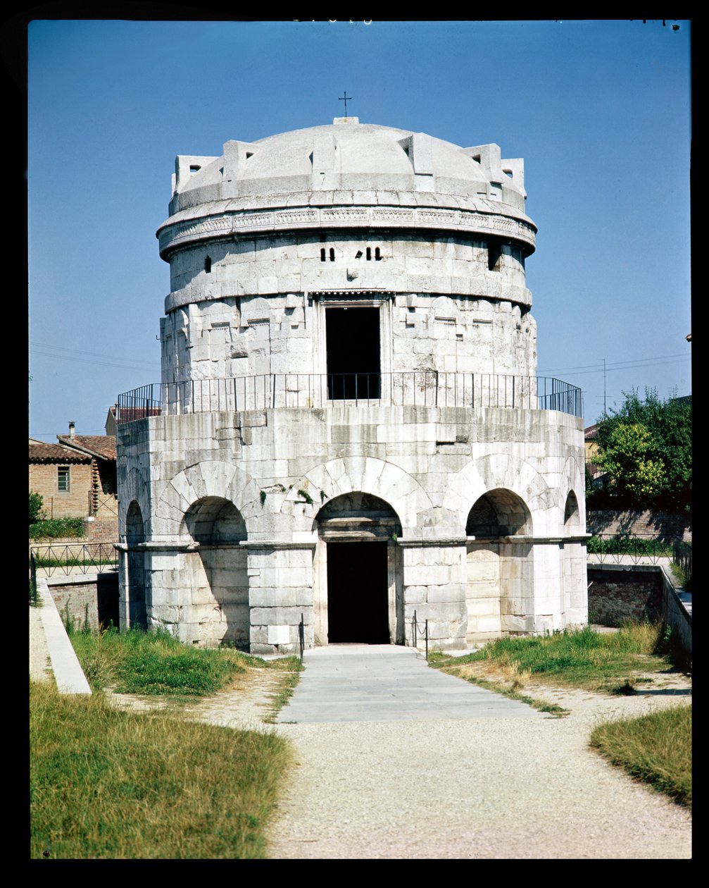 Het Mausoleum van Theodorik (455-526) door Byzantine