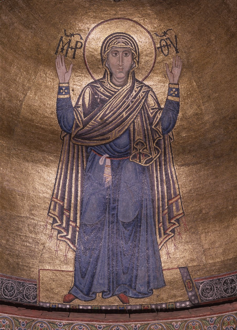 De Maagd Orans, c. 1037 door Byzantine Byzantine