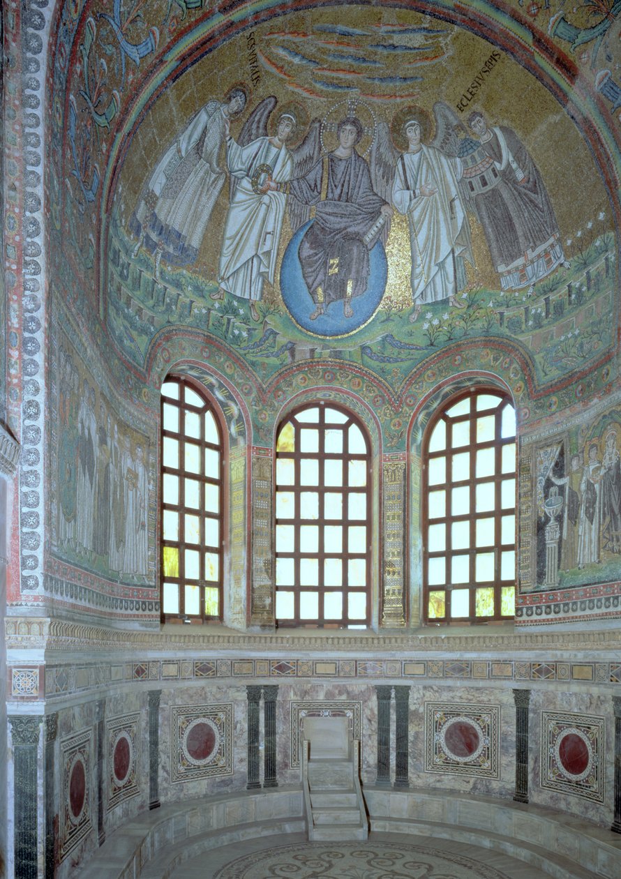 Interieur van de apsis, 6e eeuw door Byzantine School