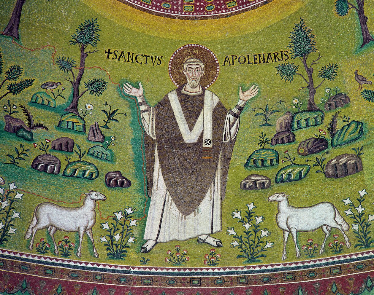 St. Apollinare (d.c.79) door Byzantine School