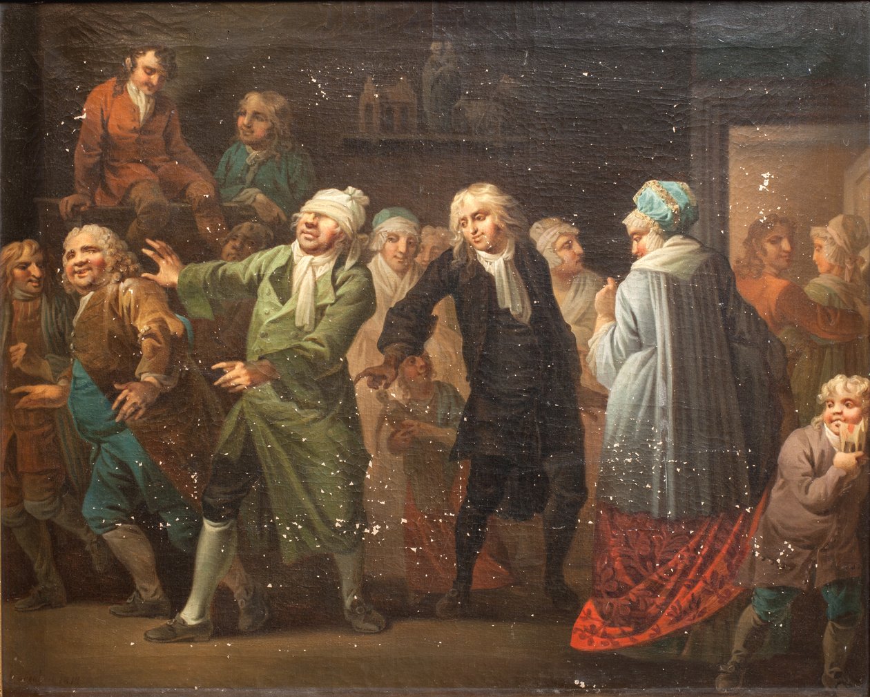 Kerstkamer, 13e scène door C.A. Lorentzen