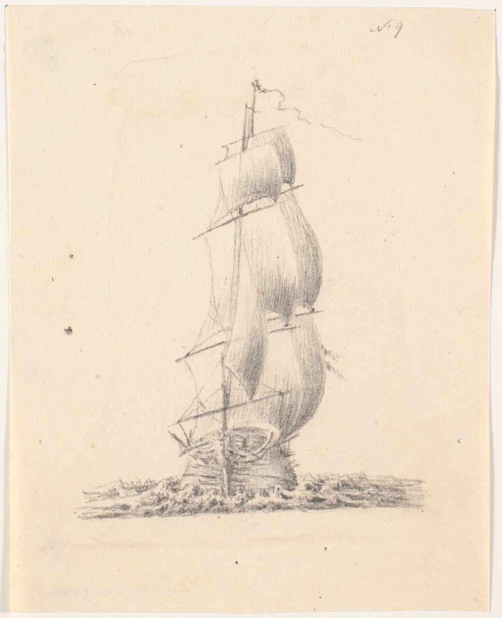 Marineschip door C.A. Lorentzen