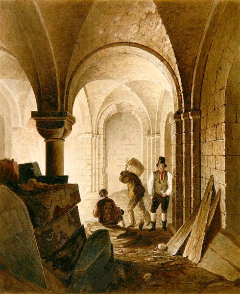 St Mary-Le-Bow Crypte door C.E. Gwilt