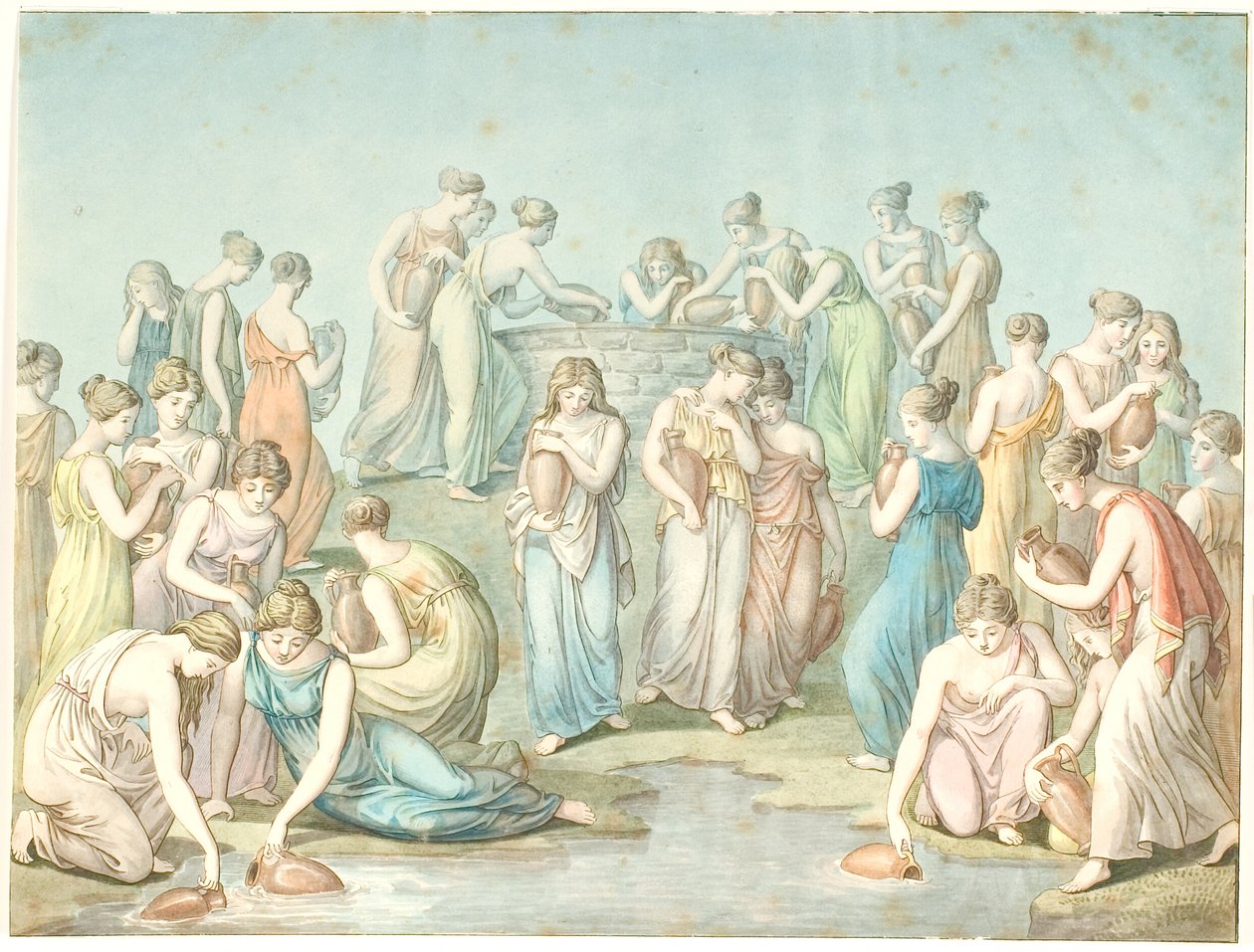 De straf van de Danaïden door C.G. Kratzenstein Stub