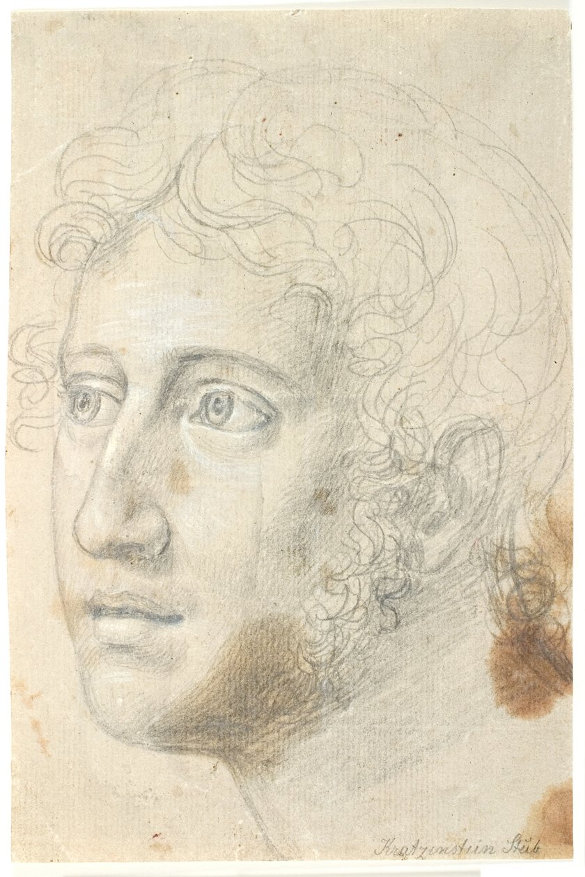 Studiehoofd van Hother door C.G. Kratzenstein Stub
