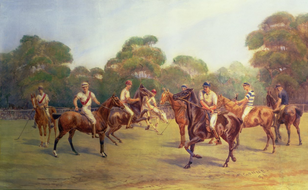 De polowedstrijd door C.M. Gonne