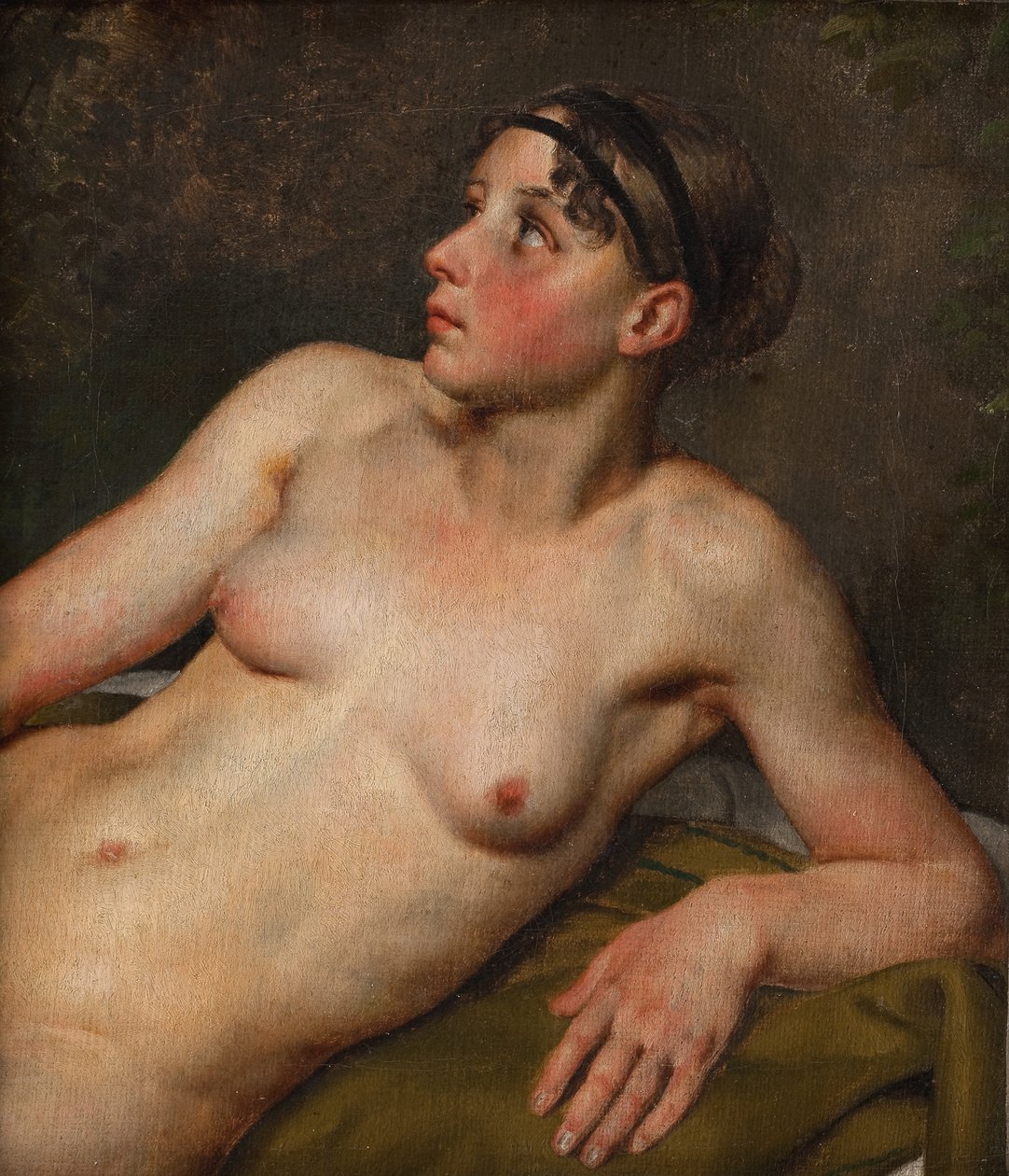 Liggende vrouwelijke naakt door Christoffer Wilhelm Eckersberg