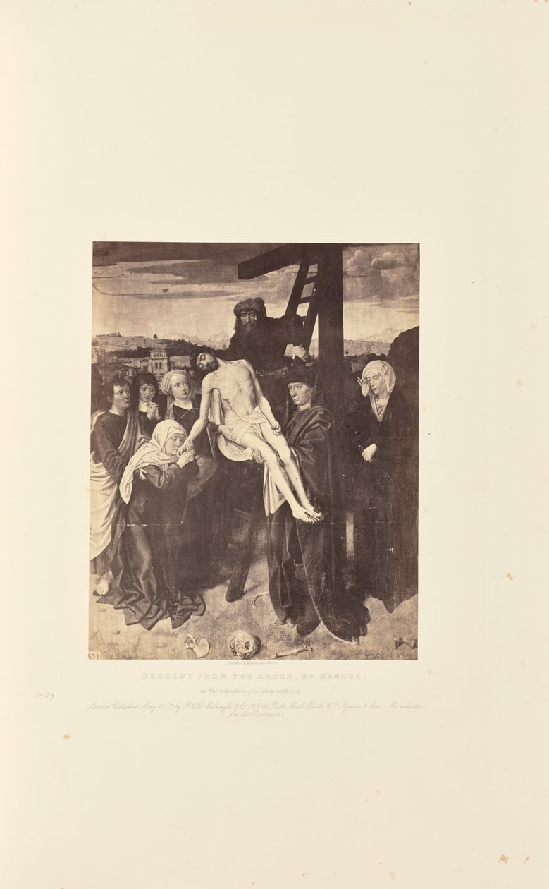 Afdaling van het kruis, door Mabuse door Caldesi and Montecchi