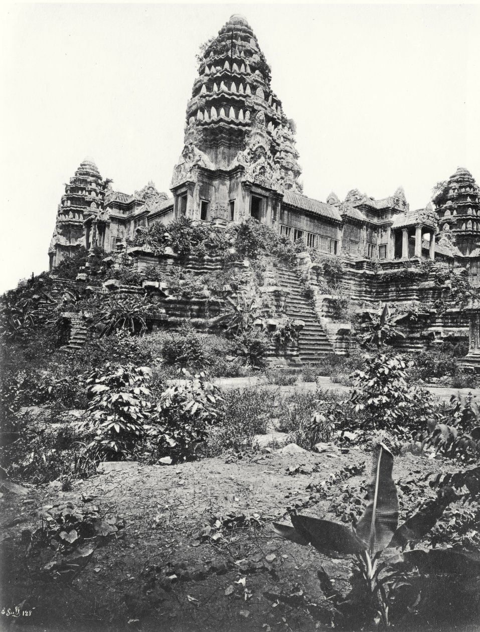 De tempel van Angkor Wat, voltooid ca. 1150 door Cambodian School