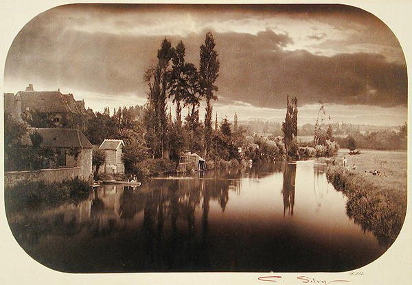 Rivierscène door Camille Silvy