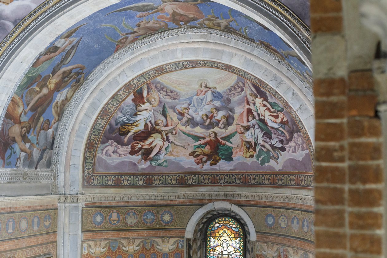 Frescocyclus gewijd aan de Maagd, detail door Camillo Procaccini
