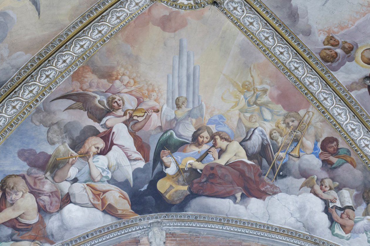Frescocyclus gewijd aan de Maagd, detail door Camillo Procaccini