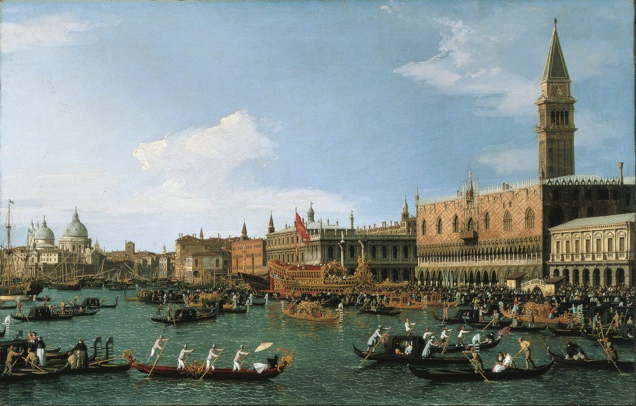 De Bucintoro door Canaletto