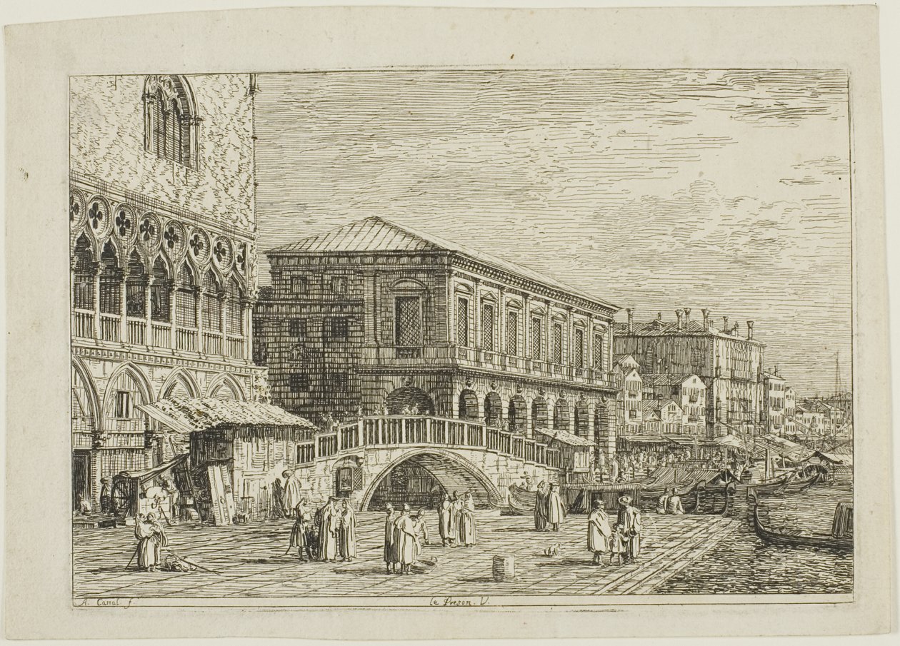 le Preson. V., uit Vedute door Canaletto