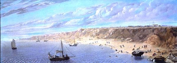 Kamp bij Empedrado, Argentinië door Candido Lopez