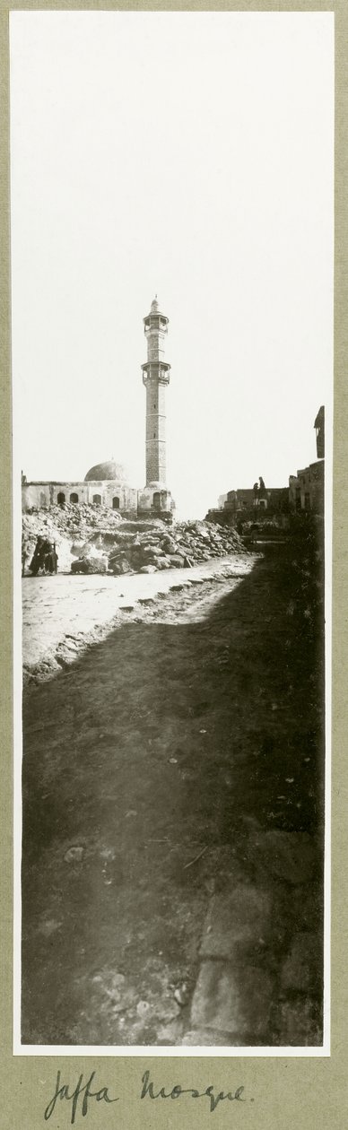 Jaffa-moskee, 1917 door Capt. Arthur Rhodes