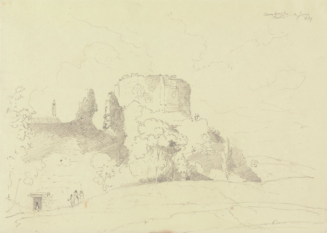 Kasteel Carisbrooke, Isle of Wight door Capt. Thomas Hastings