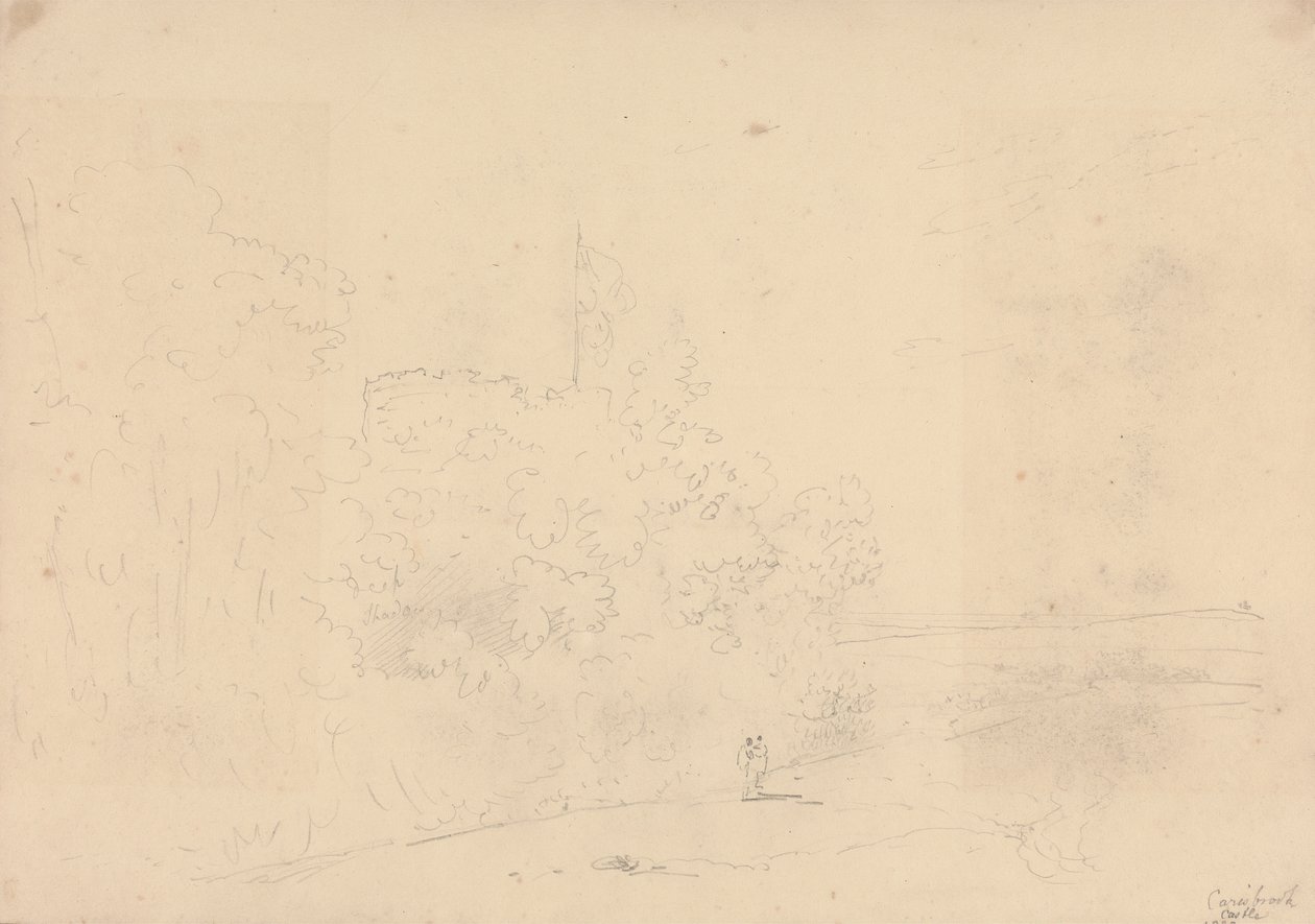 Kasteel Carisbrooke, Isle of Wight door Capt. Thomas Hastings