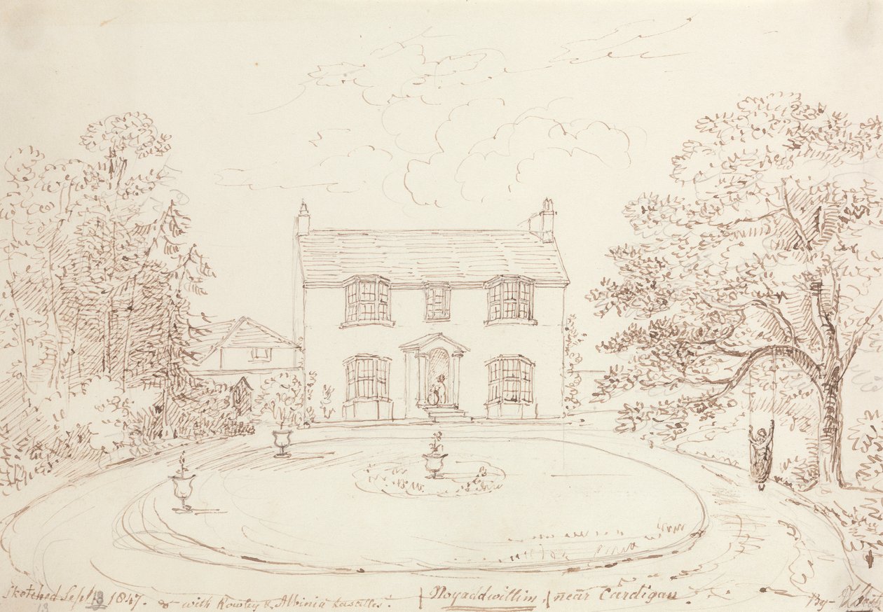 Noyaddwillim, nabij Cardigan, 9 september 1847 door Capt. Thomas Hastings