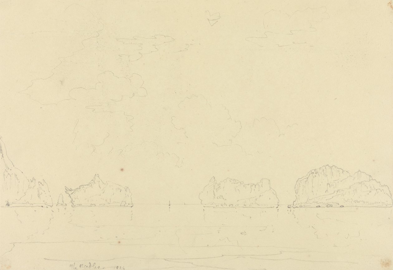 De Needles, Isle of Wight door Capt. Thomas Hastings