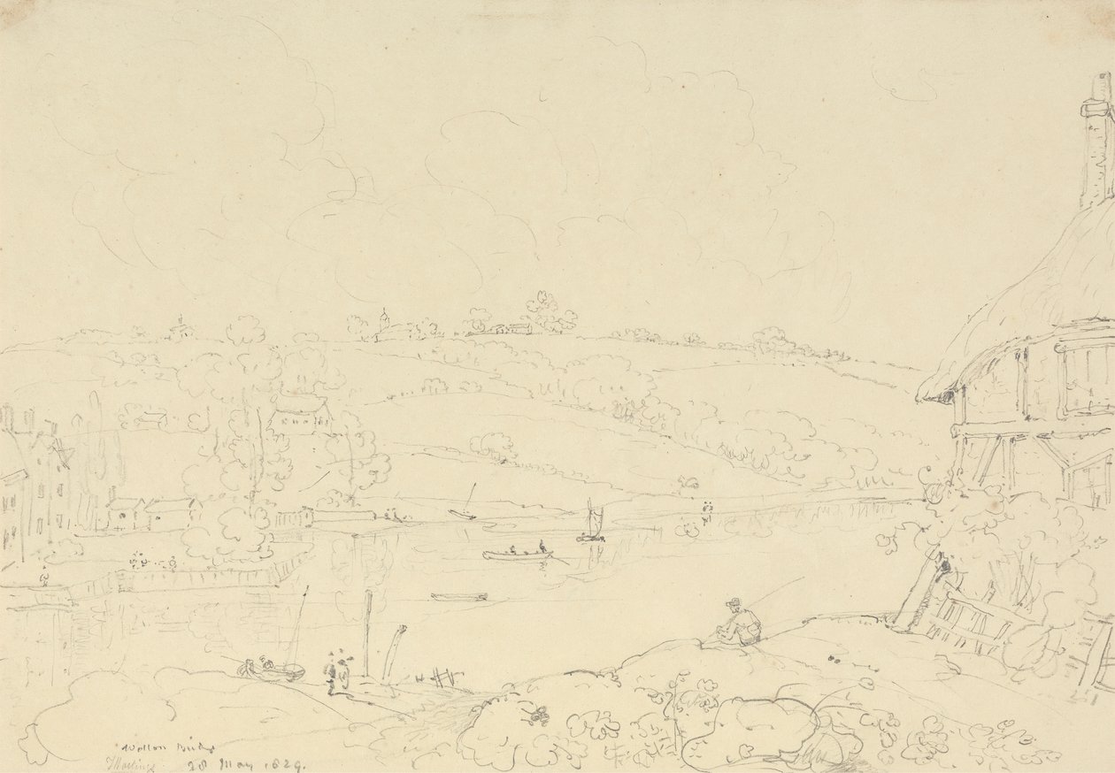 Wotton Bridge, 28 mei 1829 door Capt. Thomas Hastings