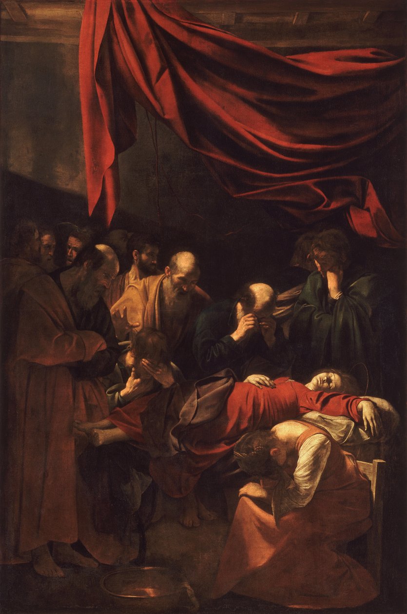 De dood van de Maagd door Michelangelo Merisi Caravaggio
