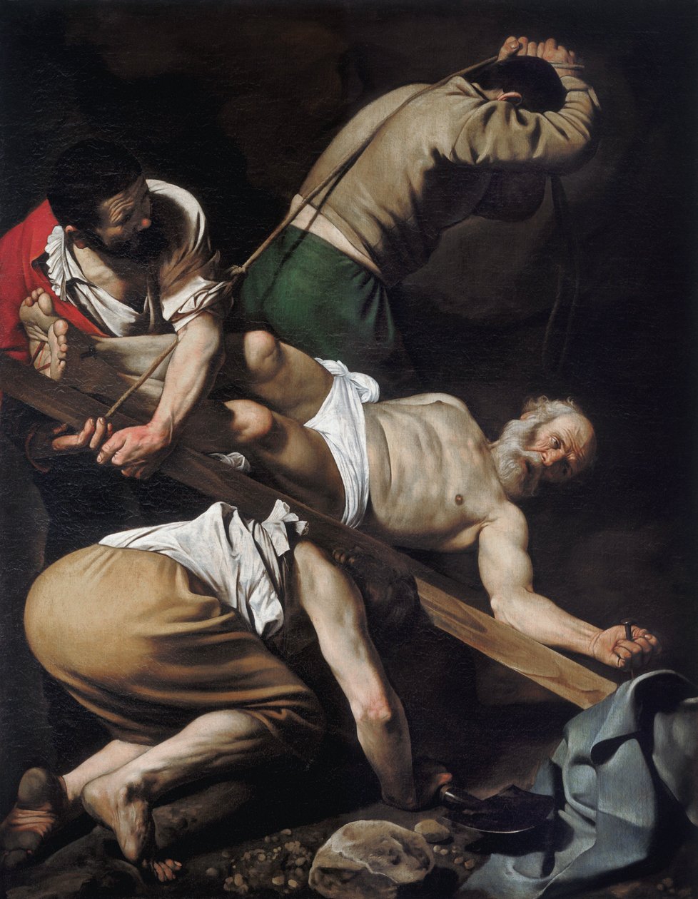 Kruisiging van Sint Pieter door Caravaggio