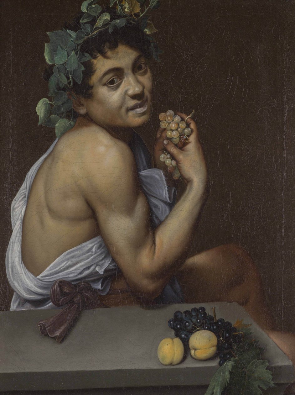 Zelfportret als Bacchus door Caravaggio