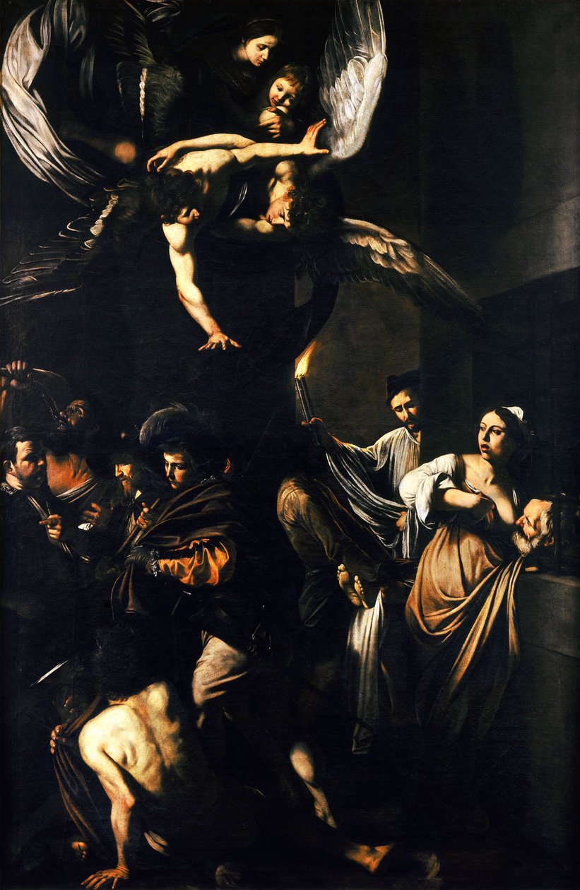 De zeven werken van barmhartigheid door Caravaggio