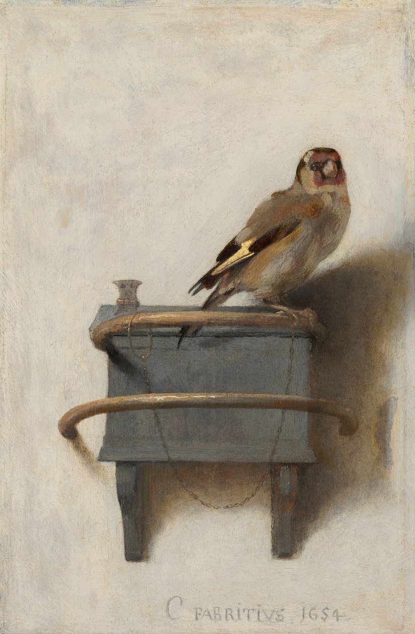 Arabisch:  De Goudvink door Carel Fabritius