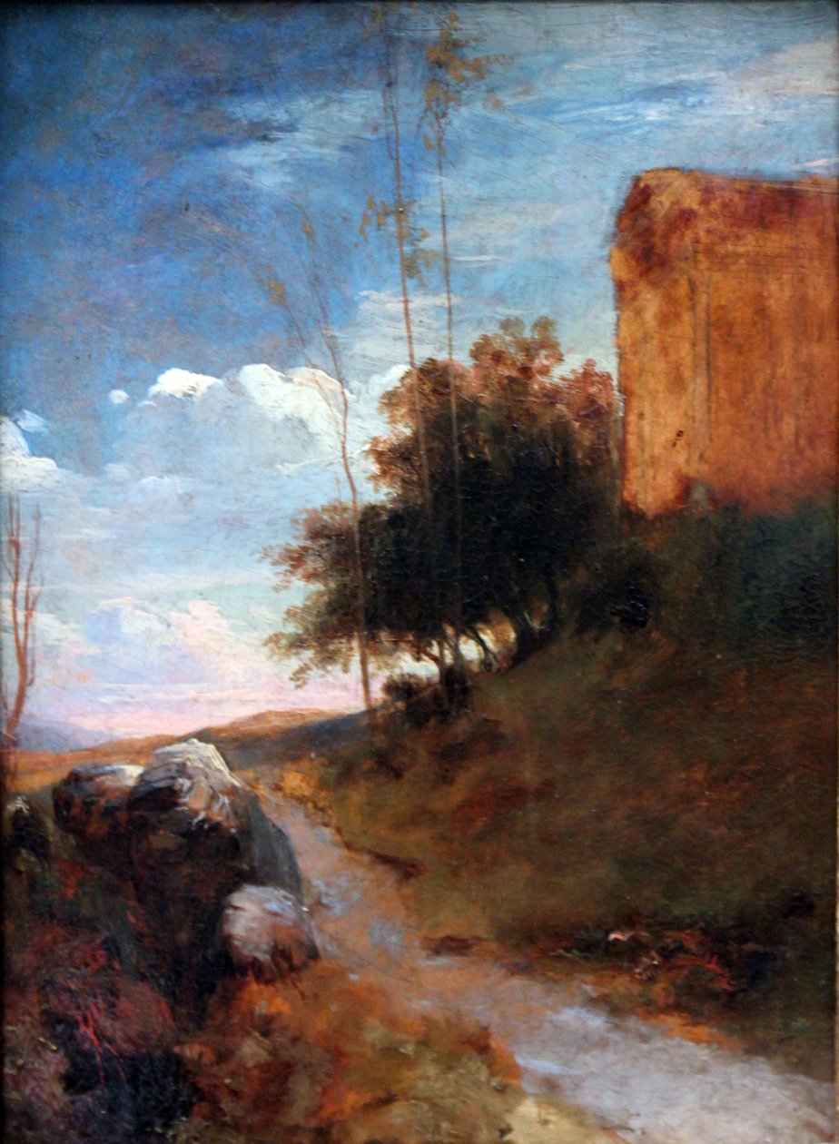 Italiaans landschap door Carl Blechen