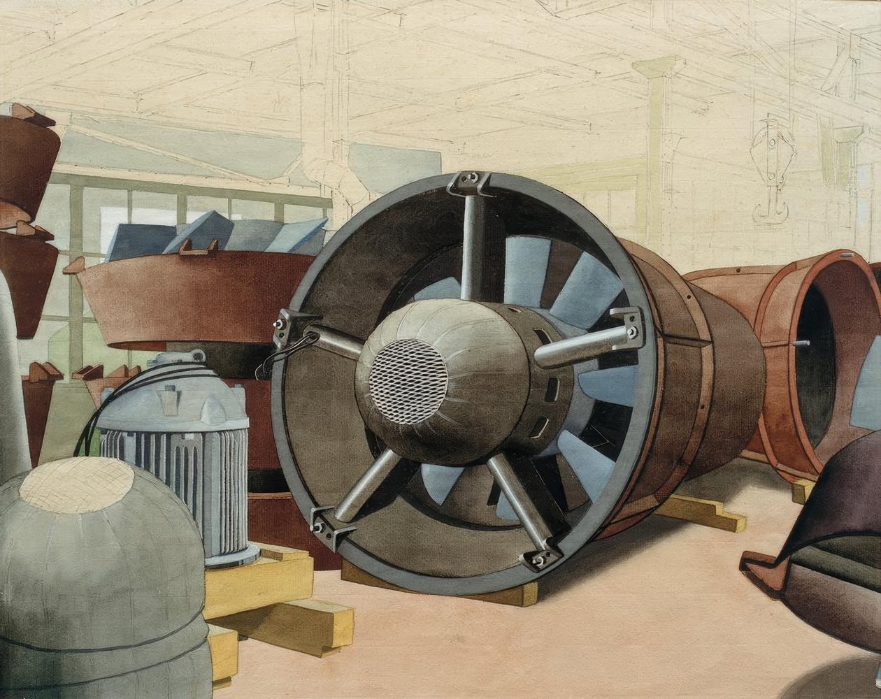 Turbine door Carl Grossberg